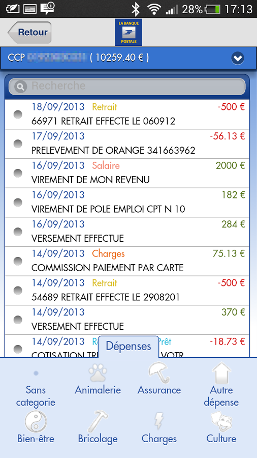 Suivi Budget Screen 3
