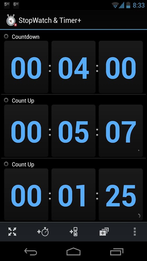 StopWatch & Timer+ - screenshot