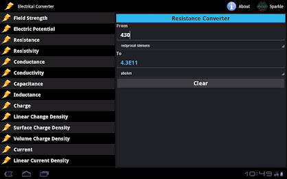 Electrical Converter Tablet poster 2