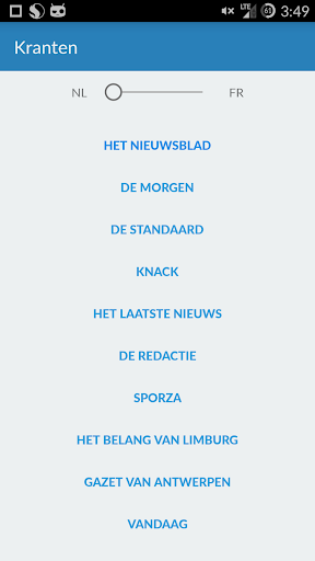 Nieuws België - gratis app