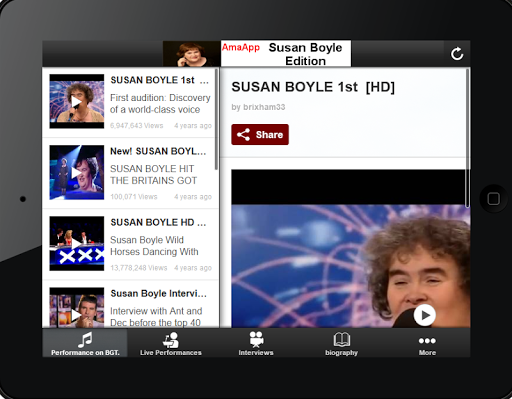 【免費娛樂App】AmaApp Susan Boyle Edition !-APP點子