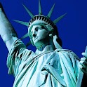 3D Statue of Liberty logo