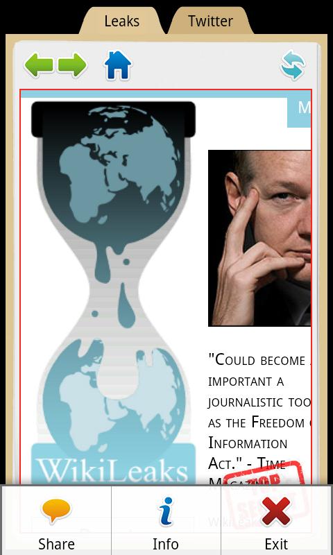 WikiLeaks Screen 3