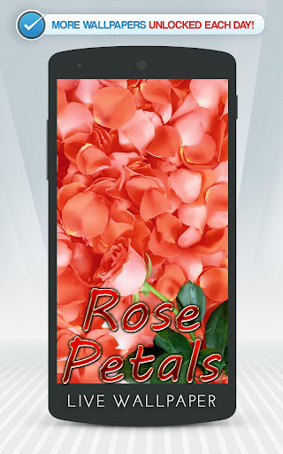 Rose Petals Live Wallpaper