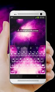 Purple Galaxies TouchPal Theme Screenshots 11