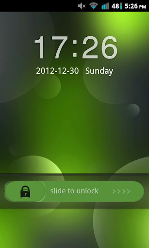 Green Bubble Theme 4 Go Locker