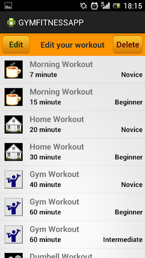 Virtual Gym Fitness App