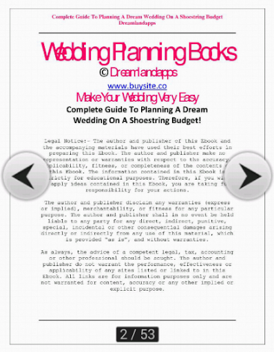 【免費書籍App】Wedding Planning Books-APP點子