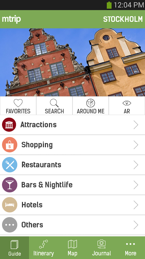 Android application Stockholm Travel Guide – mTrip screenshort