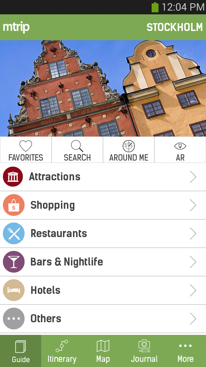 Stockholm Travel Guide – mTrip Screen 1