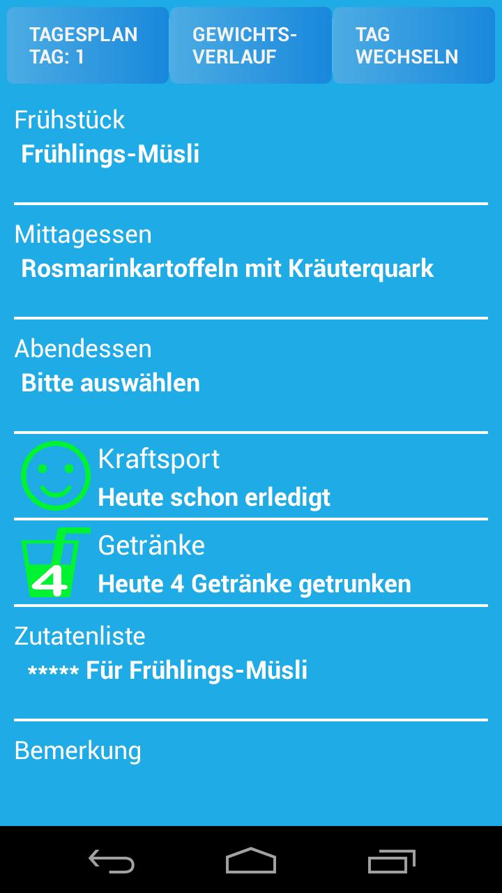Säure Basen Diät Screen 2