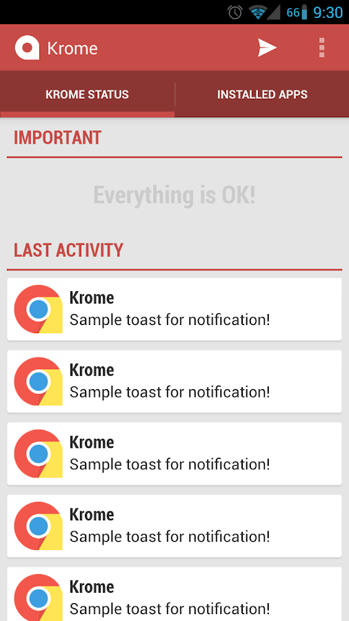 Krome - screenshot
