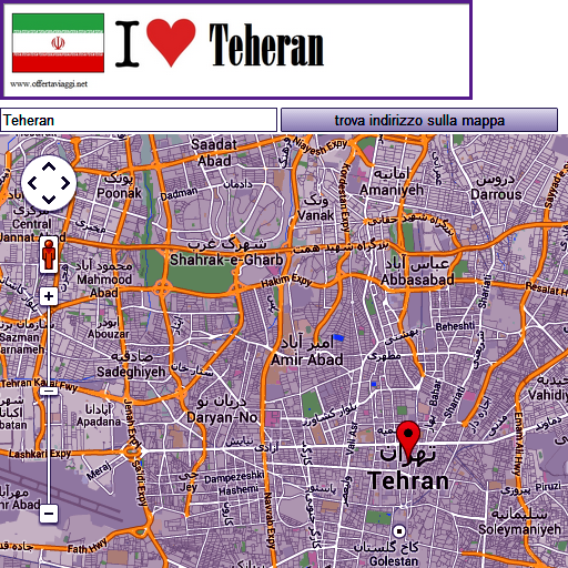 Teheran map