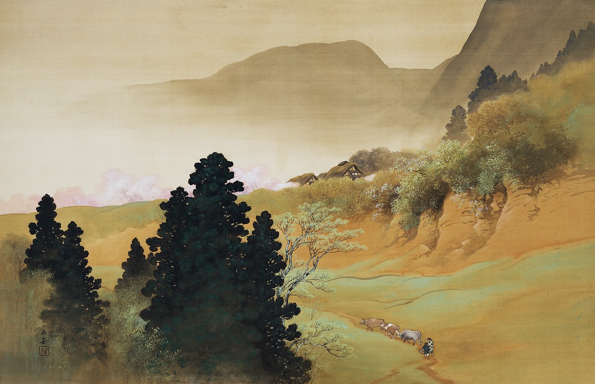 Mountain Village In Spring Kawai Gyokudo Google Arts Culture