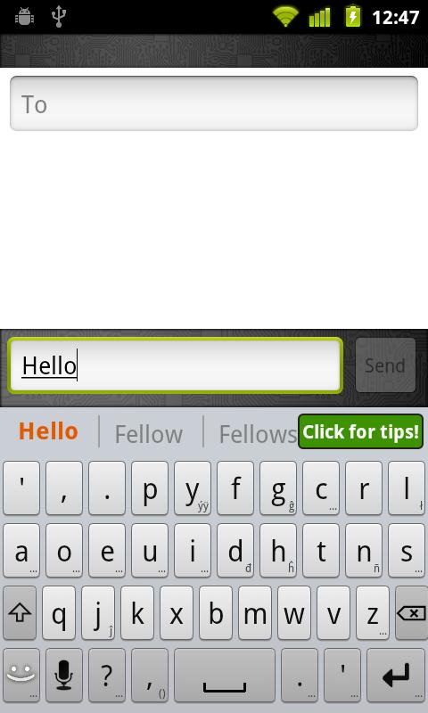 Android application Alternative English Layouts screenshort