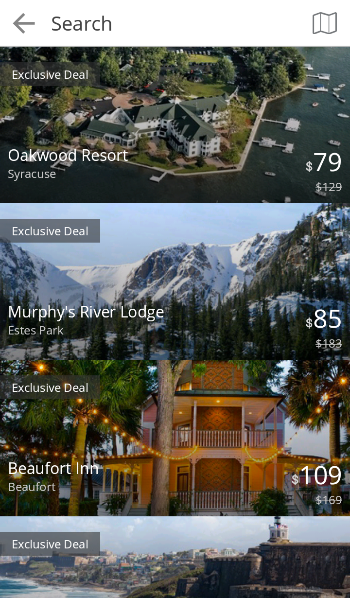 Getaways by Groupon Screen 3
