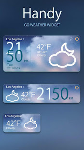 Handy GO Weather Widget Theme(圖1)-速報App