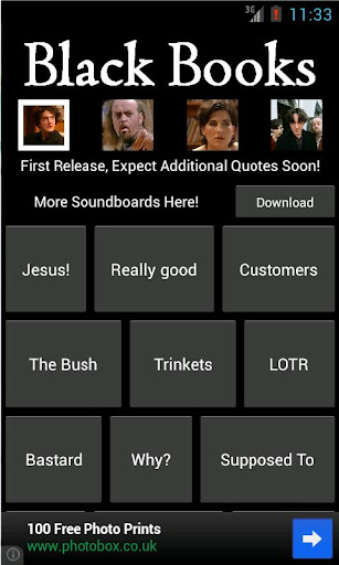 Black Books Soundboard