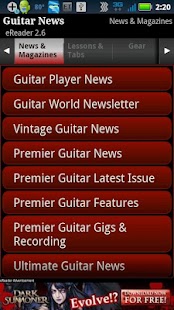 Guitar News eReader