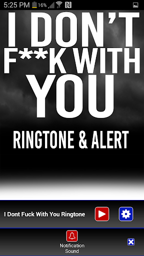 【免費音樂App】I Don't Fuck With You Ringtone-APP點子