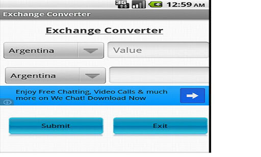 Exchange Converter