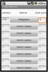 U Wert Rechner App