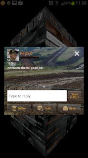 How to install GO SMS PRO Metal Mulisha Theme 1.3 mod apk for android