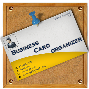 business card Organizer  Icon