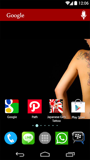 【免費個人化App】Japanese Girl Tattoo Wallpaper-APP點子