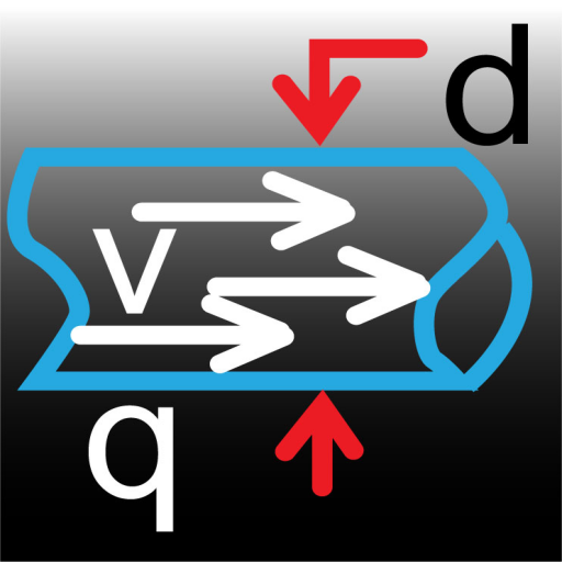 Velocity vs. flow in pipes LOGO-APP點子