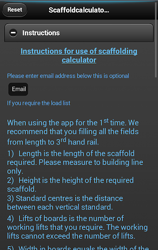 【免費商業App】Scaffold Calculate-APP點子