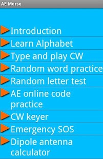 AE Morse Code Tutor Plus screenshot