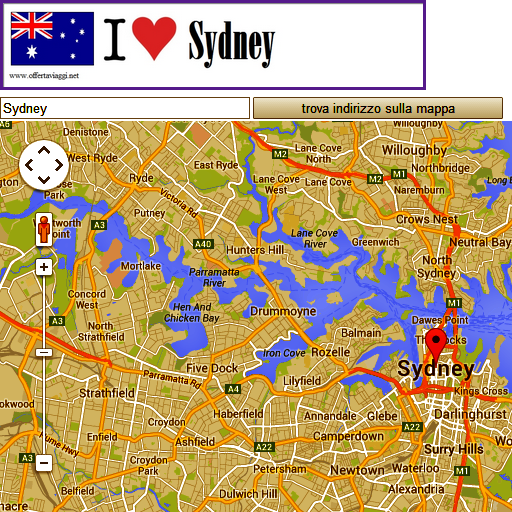 Sydney map