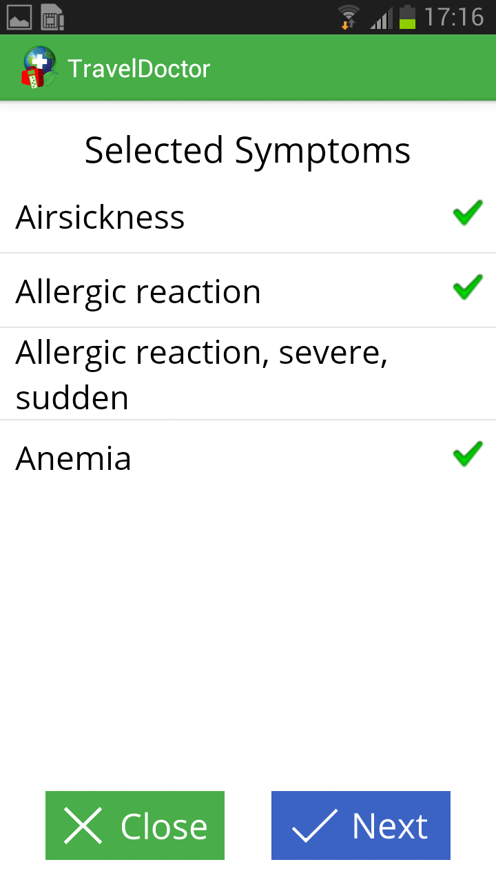 Natural Travel Doctor Screen 3