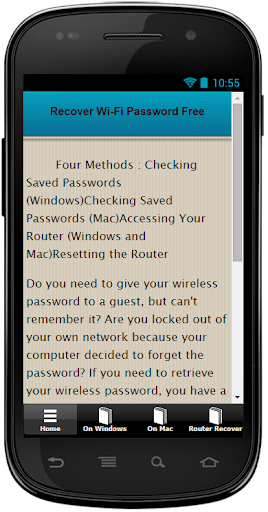 Recover WiFi Password Free