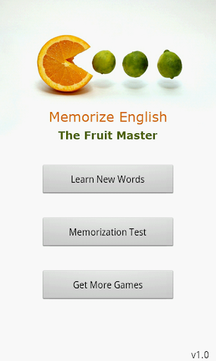 Memo English: Fruit Master