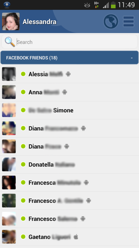 SimpleChat PRO for Facebook Screen 2