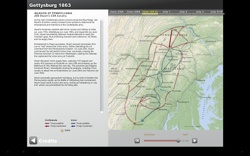 Gettysburg Battle Map