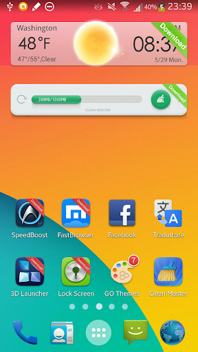 Tema Kitkat Go Launcher ex