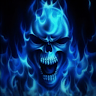 Blue Skull Live Wallpaper Application icon