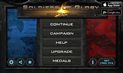 Android application Soldiers of Glory: Modern War screenshort
