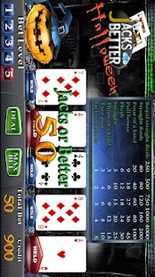 Halloween Poker Slot Machine Screenshots 1