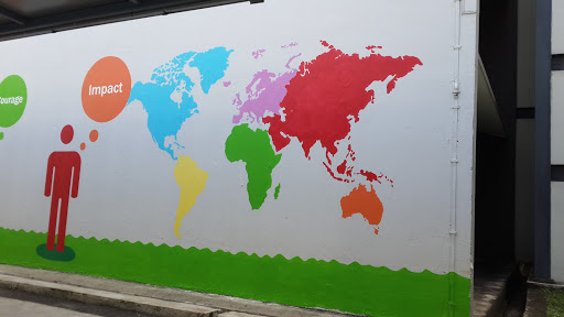 Curtin World Map Mural