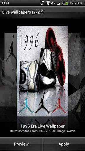 Jordan Retro XI Live Wallpaper