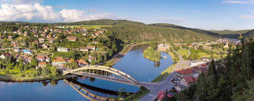 River Vltava near Prague, the Czech Republic.