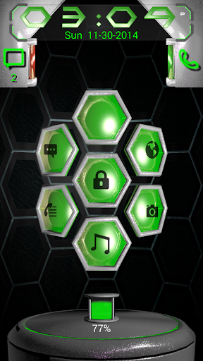 Next 3D Green Go Locker Theme