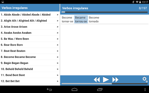 【免費教育App】Verbos irregulares PT-APP點子