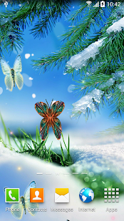 Abstract Butterflies Wallpaper Screen 3