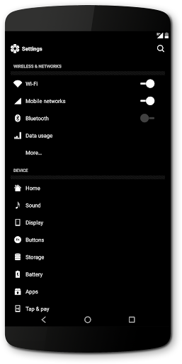 LessUgly Black CM11 Theme