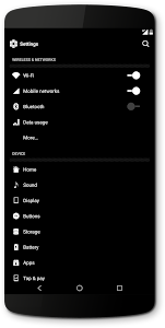 Screenshot LessUgly Black CM11 Theme v2.2